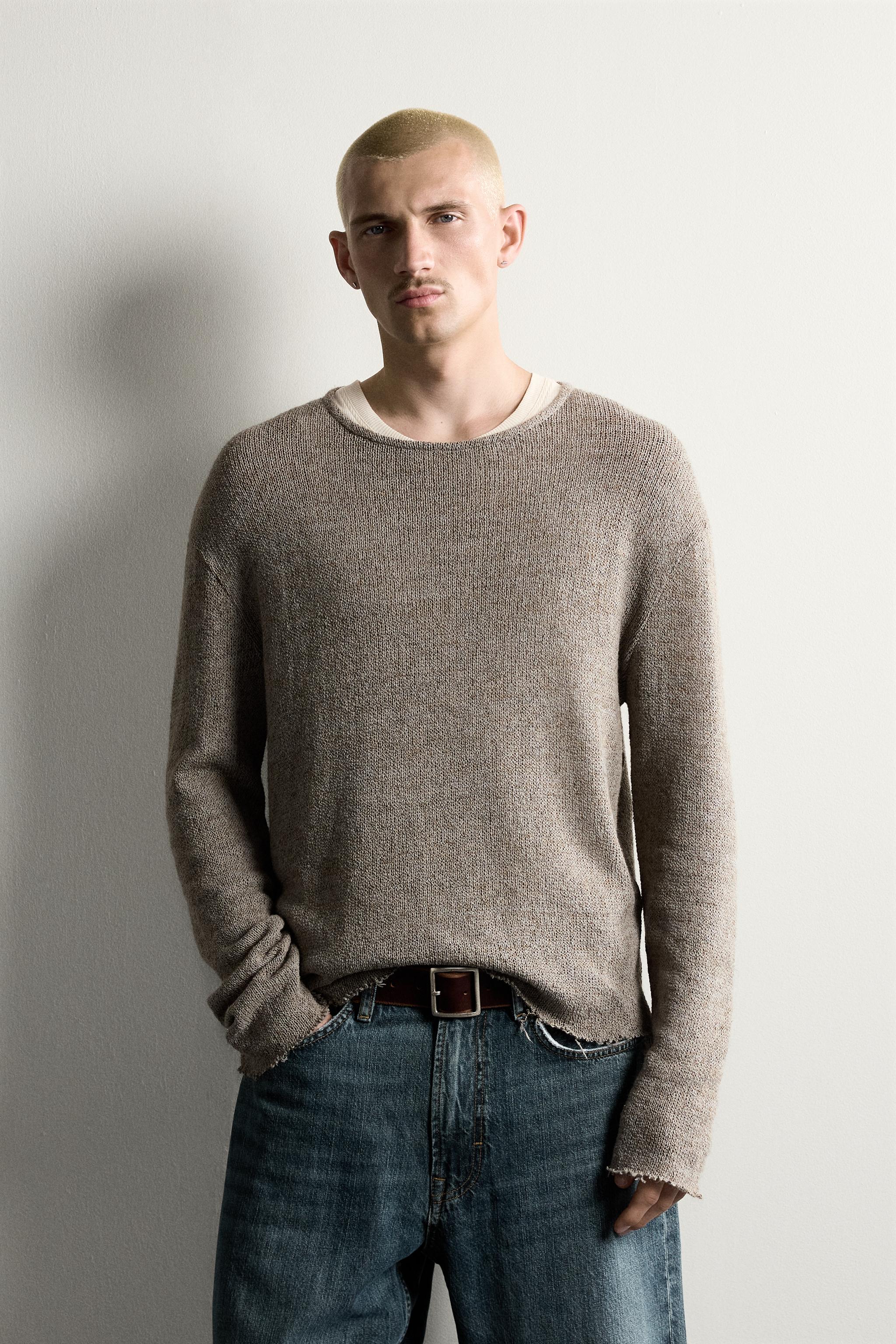 T-SHIRT EN MAILLE COUPE DÉCONTRACTÉE